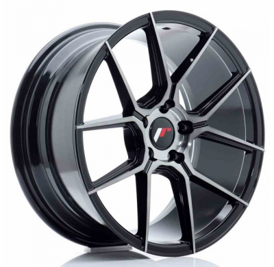 LLANTA JR Wheels JR30 18x8,5 ET40 5x112 Black Brushed w/Tinted Face JAPAN RACING