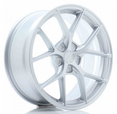 LLANTA JR Wheels SL01 18x8 ET20-40 5H BLANK Matt Silver JAPAN RACING