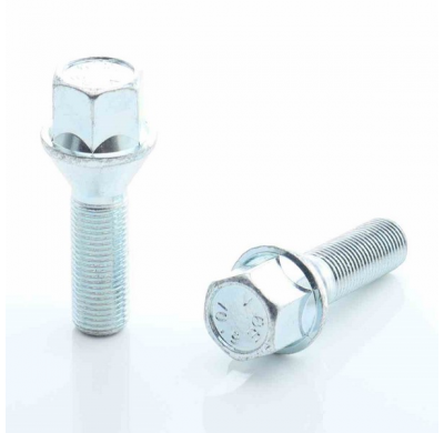 Juego De 20 Tornillos Cónicos Hex17 M14x1,25 X27mm Plata Japan Racing