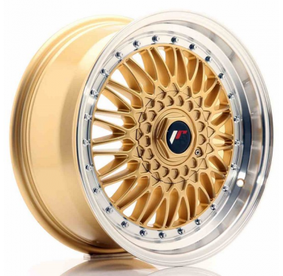 LLANTA JR Wheels JR9 17x7,5 ET35 5x112/120 Gold w/Machined Lip JAPAN RACING