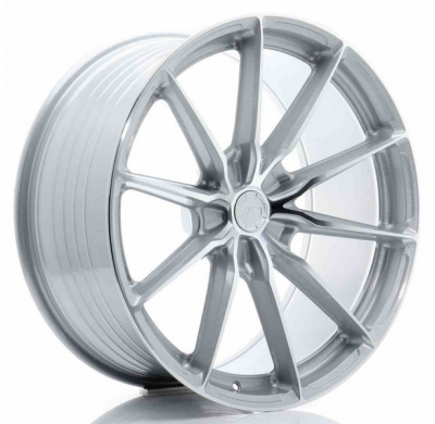 LLANTA JR Wheels JR37 21x10 ET10-41 5H BLANK Silver Machined JAPAN RACING