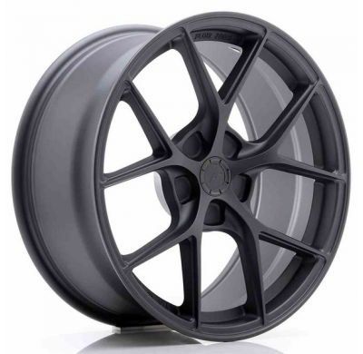 LLANTA JR Wheels SL01 18x8 ET35-40 5H BLANK Matt Gun Metal JAPAN RACING