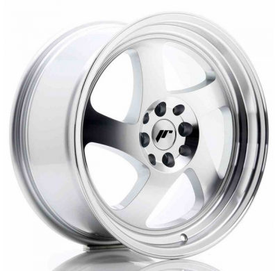 LLANTA JR Wheels JR15 17x8 ET35 5x108/114,3 Machined Silver JAPAN RACING