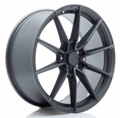 LLANTA JR Wheels SL02 19x8 ET40 5x112 Matt Gun Metal JAPAN RACING
