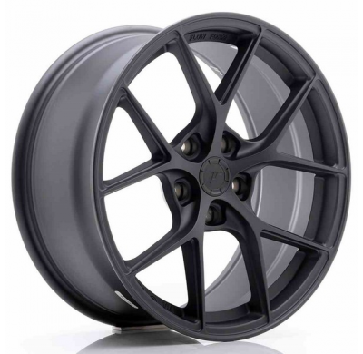 LLANTA JR Wheels SL01 18x8 ET40 5x100 Matt Gun Metal JAPAN RACING