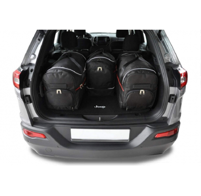 MALETAS ESPECIFICAS PARA JEEP CHEROKEE 2014+ CONJUNTO DE BOLSAS DE COCHE 4 UNIDADES