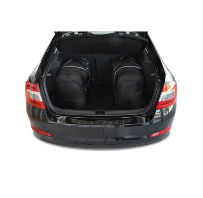 MALETAS ESPECIFICAS PARA SKODA OCTAVIA LIFTBACK 2013-2020 CONJUNTO DE BOLSAS DE COCHE 5 UNIDADES