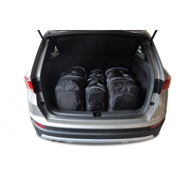 MALETAS ESPECIFICAS PARA SEAT ATECA 2016+ CONJUNTO DE BOLSAS COCHE 4 UNIDADES
