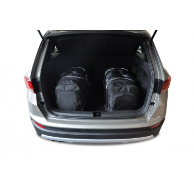 MALETAS ESPECIFICAS PARA SEAT ATECA 2016+ CONJUNTO DE BOLSAS COCHE 4 UNIDADES