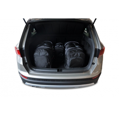 MALETAS ESPECIFICAS PARA SEAT ATECA 2016+ CONJUNTO DE BOLSAS COCHE 4 UNIDADES