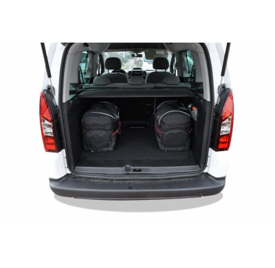 MALETAS ESPECIFICAS PARA PEUGEOT PARTNER 2008+ CONJUNTO DE BOLSAS DE COCHE 6 UNIDADES