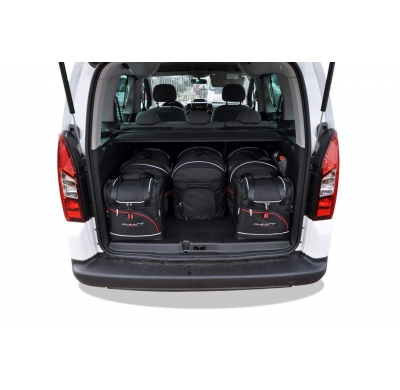 MALETAS ESPECIFICAS PARA PEUGEOT PARTNER 2008+ CONJUNTO DE BOLSAS DE COCHE 6 UNIDADES