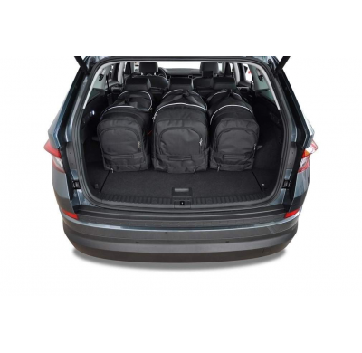 MALETAS ESPECIFICAS PARA SKODA KODIAQ 2016+ CONJUNTO DE BOLSAS DE COCHE 5 UNIDADES