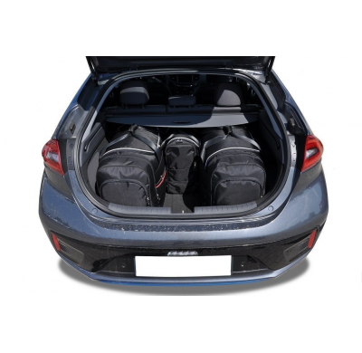 MALETAS ESPECIFICAS PARA HYUNDAI IONIQ ELÉCTRICO 2016-2019 CONJUNTO DE BOLSAS 4 UNIDADES