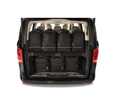 MALETAS ESPECIFICAS PARA MERCEDES-BENZ V LONG 2015+ CONJUNTO DE BOLSAS 7 UNIDADES