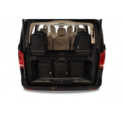 MALETAS ESPECIFICAS PARA MERCEDES-BENZ V LONG 2015+ CONJUNTO DE BOLSAS 7 UNIDADES