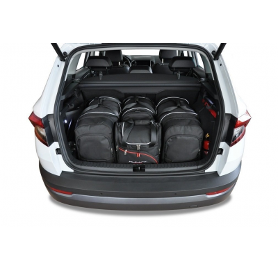 MALETAS ESPECIFICAS PARA SKODA KAROQ 2017+ CONJUNTO DE BOLSAS DE COCHE 4 UNIDADES
