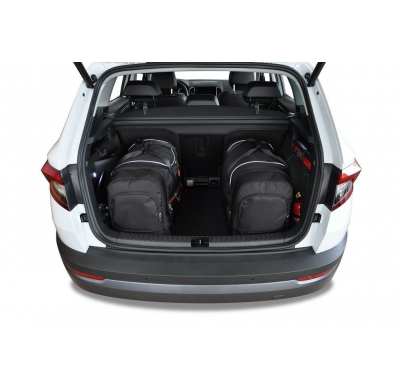 MALETAS ESPECIFICAS PARA SKODA KAROQ 2017+ CONJUNTO DE BOLSAS DE COCHE 4 UNIDADES