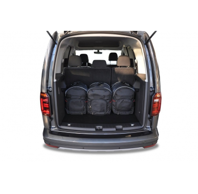 MALETAS ESPECIFICAS PARA VW CADDY 2015-2020 CONJUNTO DE BOLSAS DE COCHE 5 UNIDADES