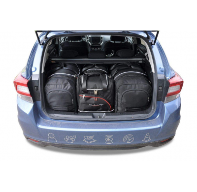 MALETAS ESPECIFICAS PARA SUBARU IMPREZA 2017+ CONJUNTO DE BOLSAS DE COCHE 4 UNIDADES