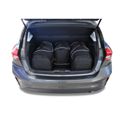 MALETAS ESPECIFICAS PARA FORD FOCUS HATCHBACK 2018+ CONJUNTO DE BOLSAS 4 UNIDADES
