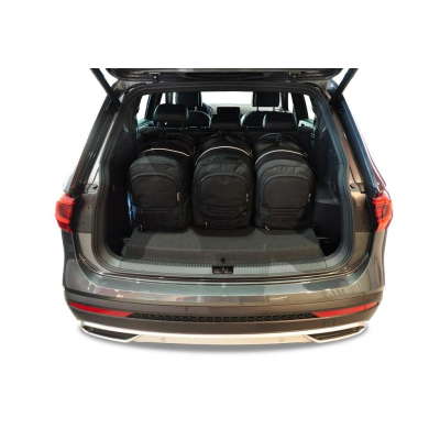 MALETAS ESPECIFICAS PARA SEAT TARRACO 2018+ CONJUNTO DE BOLSAS DE COCHE 5 UNIDADES
