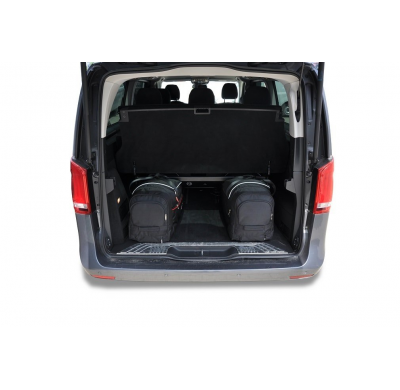 MALETAS ESPECIFICAS PARA MERCEDES-BENZ V EXTRA LARGO 2014+ CONJUNTO DE BOLSAS DE COCHE 7 UNIDADES