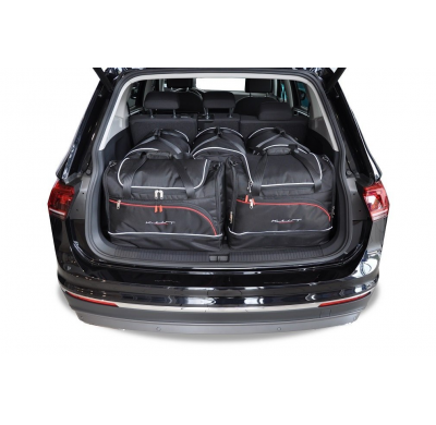 MALETAS ESPECIFICAS PARA VW TIGUAN ALLSPACE 2016+ CONJUNTO DE BOLSAS DE COCHE 5 UNIDADES