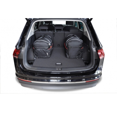 MALETAS ESPECIFICAS PARA VW TIGUAN ALLSPACE 2016+ CONJUNTO DE BOLSAS DE COCHE 5 UNIDADES