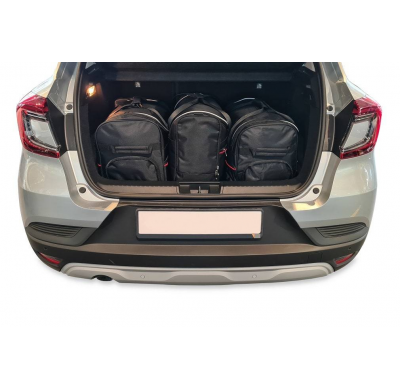 MALETAS ESPECIFICAS PARA RENAULT CAPTUR 2019+ CONJUNTO DE BOLSAS DE COCHE 3 UNIDADES