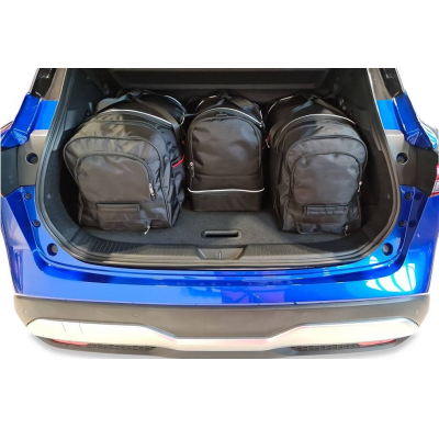 MALETAS ESPECIFICAS PARA NISSAN QASHQAI 2021+ CONJUNTO DE BOLSAS DE COCHE 4 UNIDADES