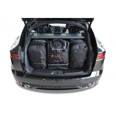 MALETAS ESPECIFICAS PARA JAGUAR E-PACE PHEV 2020+ CONJUNTO DE BOLSAS DE COCHE 4 UNIDADES