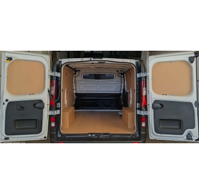 KIT PASOS DE RUEDA MADERA DM HIDROFUGO 12MM MAN TGE 17->  FURGON  L3-L4 (TT)-(4*4)-(ELECTRICA)