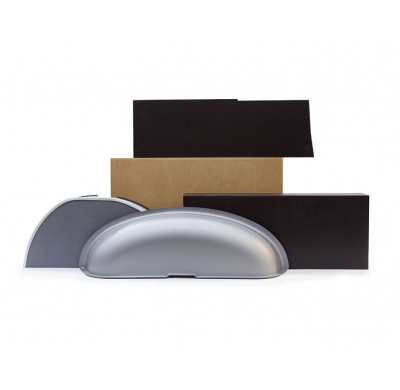 KIT PASOS DE RUEDA COLOR MARRON 9MM MADERA CONTRACHAPADO DE ABEDUL CON CAPAS FENOLICAS MAN TGE 17->  DOBLE CABINA  L3