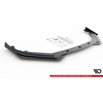 Racing Durability Splitter Delantero Inferior Abs + Flaps Toyota Gr Yaris Mk4 - Toyota/Gr Yaris/Mk3 [2020-] Maxton Design