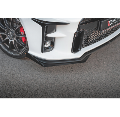 Racing Durability Splitter Delantero Inferior Abs + Flaps Toyota Gr Yaris Mk4 - Toyota/Gr Yaris/Mk3 [2020-] Maxton Design