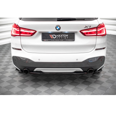 Splitter trasero central para BMW X1 M-Pack F48  Año:  2015-2019  Maxton ABS RDG