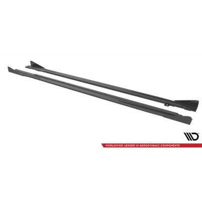 Faldones Laterales Street Pro Difusores + Flaps Audi S3 / A3 S-Line 8Y  Año:  2020-  Maxton ABS C10 SD