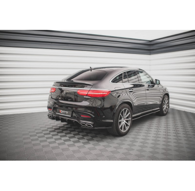 SPLITTERS LATERALES TRASEROS V.1 Mercedes-Benz GLE Coupe 63AMG C292  Año:  2015-2019  Maxton ABS RSDG