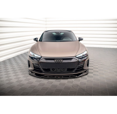 Splitter inferior Delantero V.2 Audi e-Tron GT / RS GT Mk1  Año:  2021-  Maxton ABS FDG+FDRG