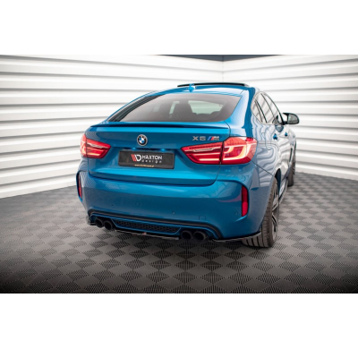 Splitter trasero central para BMW X6 M F86  Año:  2014-2018  Maxton ABS RDG