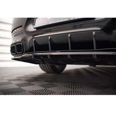 Splitter trasero central (con barras verticales) Mercedes-AMG GT 63S Coupé Aero de 4 puertas MAXTON ABS BIG RDG+RDG