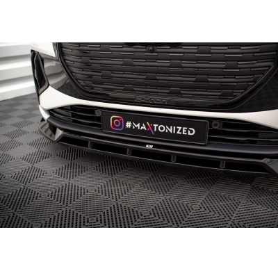 Splitter inferior Delantero V.2 Audi Q4 e-tron Sportback Mk1  Año:  2021-  Maxton ABS FDG+FDRG