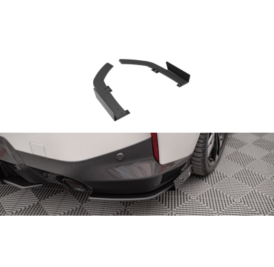 SPLITTERS LATERALES TRASEROS Street Pro + Flaps BMW 2 Coupé M-Pack G42  Año:  2021-  Maxton ABS C10 RSD