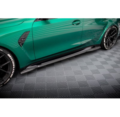 Faldones laterales de fibra de carbono BMW M3 G80  Año:  2021-  Maxton Carbono SD