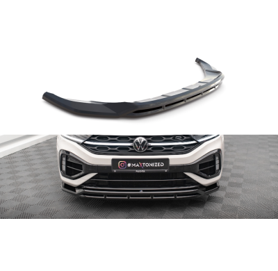Splitter inferior Delantero V.1 Volkswagen T-Roc R Mk1 Facelift  Año:  2017-  Maxton ABS FDG+FDRG