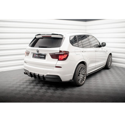 SPLITTERS LATERALES TRASEROS BMW X3 M-Pack F25  Año:  2010-2014  Maxton ABS RSDG