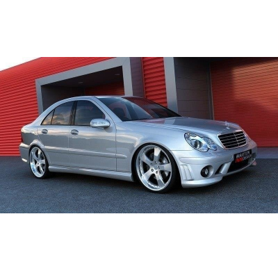 TALONERAS LATERALES MERCEDES C W203 < AMG 204 LOOK> MAXTON ABS S