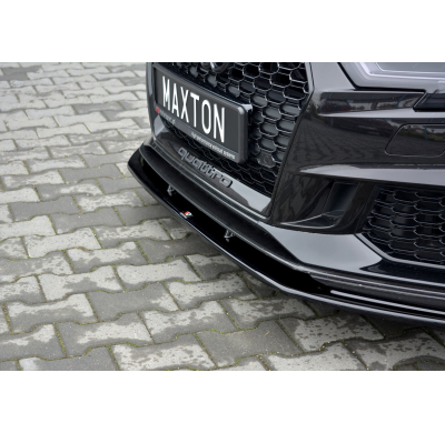 Splitter Delantero Inferior Abs V.1 Audi Rs3 8v Fl Sportback - Audi/Rs3/8v Facelift Maxton Design