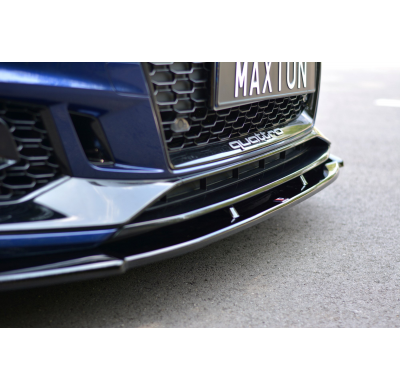 Splitter Delantero Inferior Abs V.1 Audi Rs4 B9 - Audi/Rs4/B9 Maxton Design